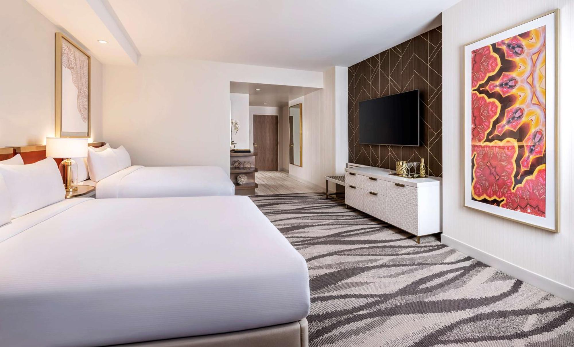 Conrad Las Vegas At Resorts World Esterno foto A guest room at the MGM National Harbor