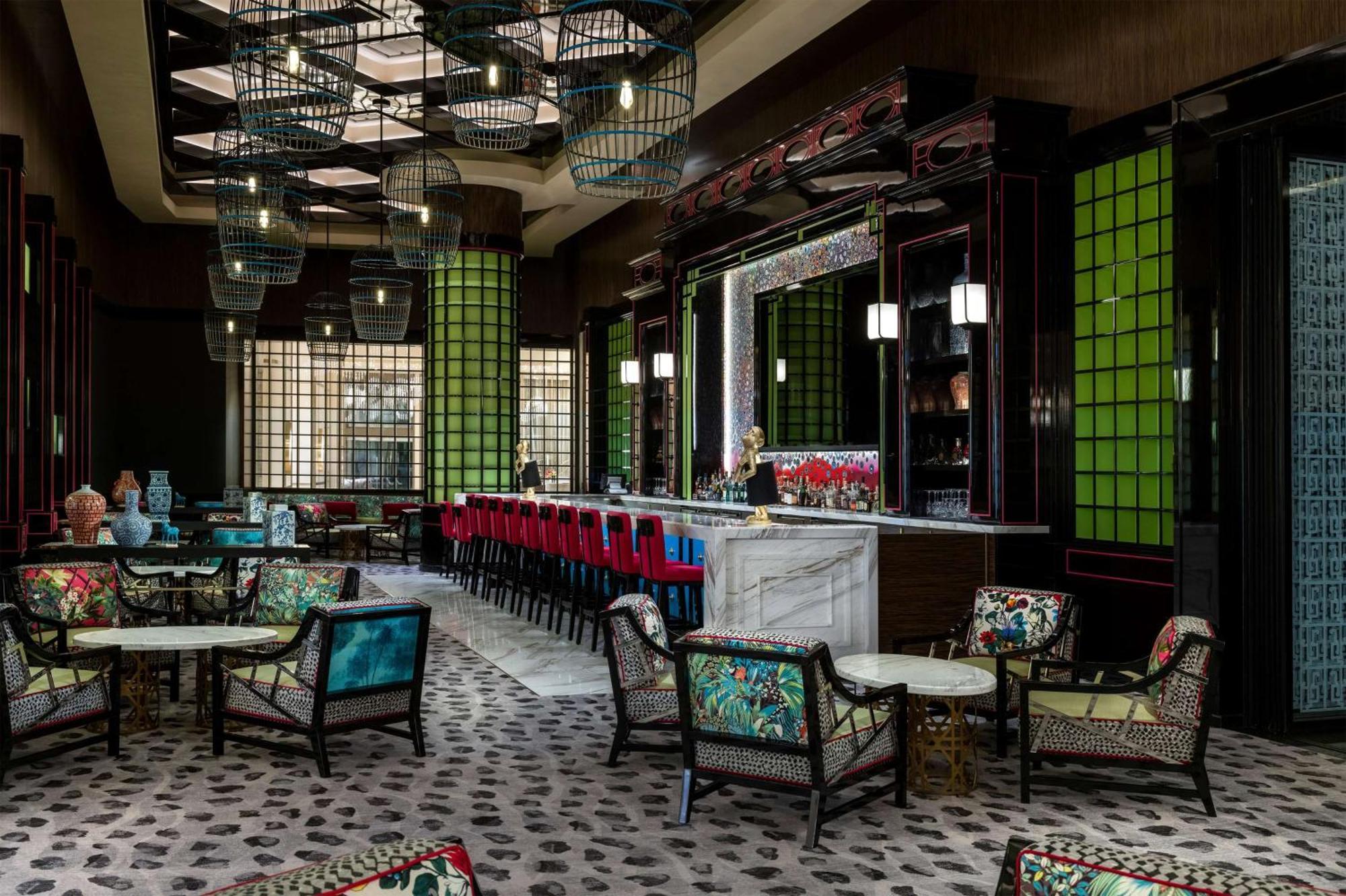 Conrad Las Vegas At Resorts World Esterno foto The interior of the restaurant
