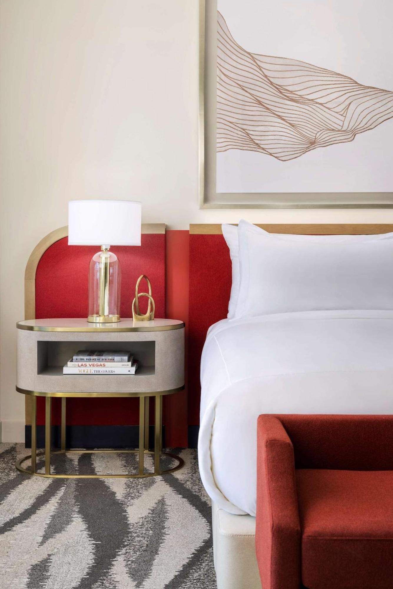 Conrad Las Vegas At Resorts World Esterno foto A bedroom at the hotel
