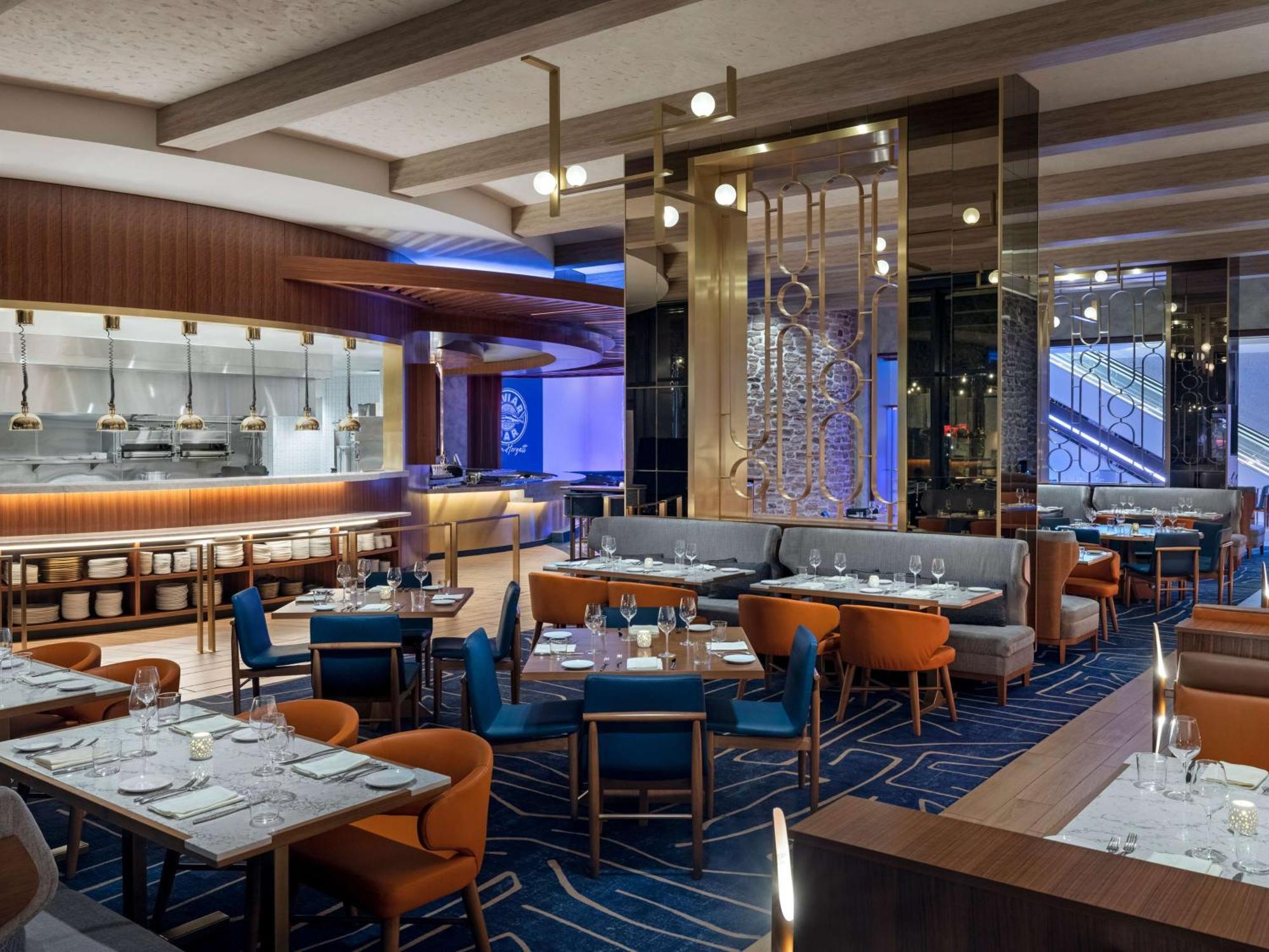 Conrad Las Vegas At Resorts World Esterno foto The interior of the restaurant